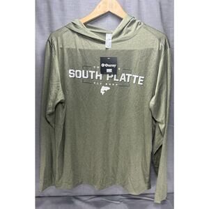 Ouray South Platte Fly Shop‎ Lightweight Hoodie Green Graphic Long Sleeve Mens S